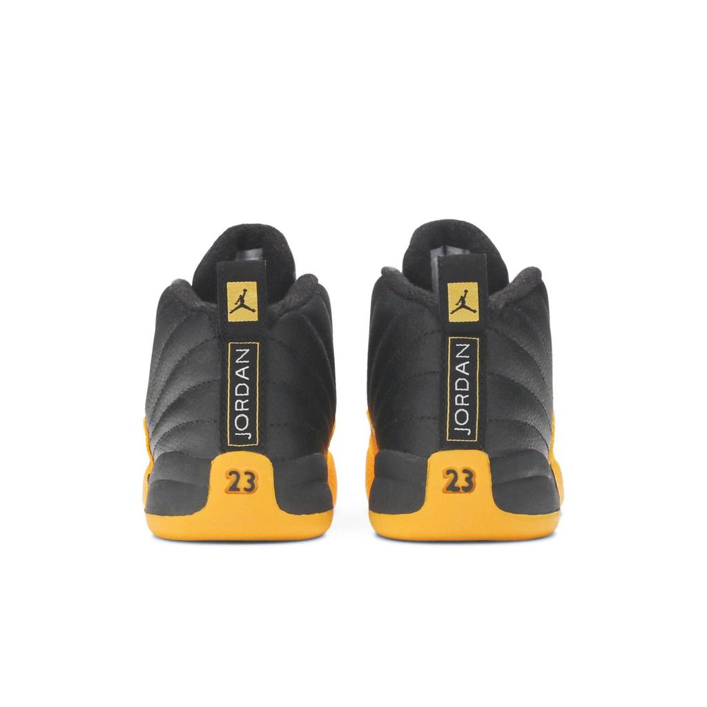 Air Jordan 12 Retro Toddler 'University Gold' (Unisex) Black / Black / University Gold Toddler Shoes 850000 070