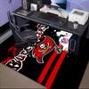 Tampa Bay Buccaneers Logo Rug Game Carpet, Floor Mat for Bedroom Living Room Entryway Rug, Home Decor Idea Gift for Christmas Birthday