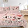 3Pcs Dalmatian Puppies Love Balloon Bedding Sets For All Sizes New 3D Printed Bed Cover Comforter Duvet Cover Pillowcase Bedroom Decoration
