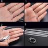 1 Stück Anti-Rutsch-Ohrhaken Brillenbügelspitze Halter Federdesign Brillen Griff für Brillen