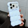 3D Cloud Puff Silicone Phone Case For IPhone14 15 16 17 Pro Max, Solid Color Cute Full Wrap Shockproof Protective Cover
