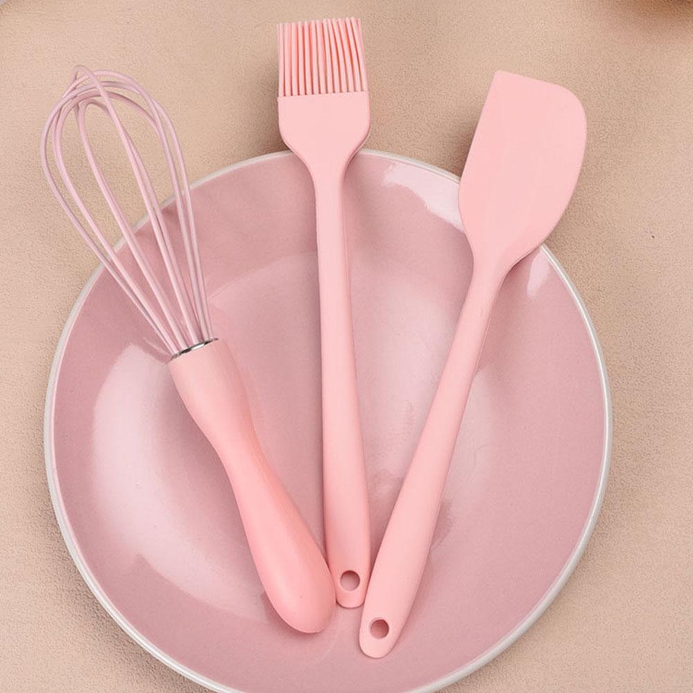 Set Copt Silicon Spatulă Răzuitor Cremă Tort Bucătărie Casnică Tel Ou Perie Ulei Barbecue Gadget Consumabile Bucătărie