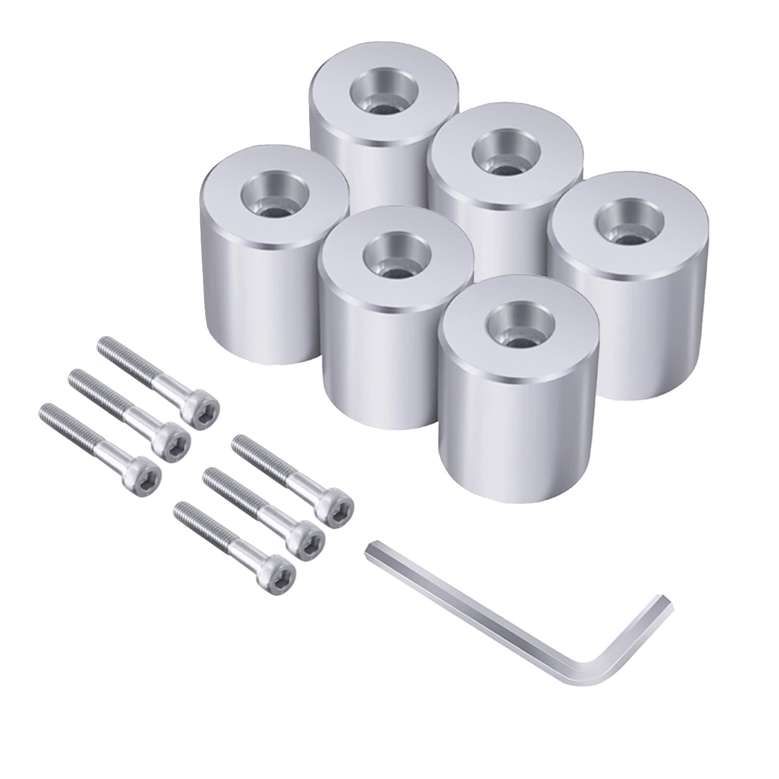 

Erector Pipe Багажник на крышу автомобиля Поперечина Spacia Pipe Крепление для Erector Pipe с внутренним шестигранным алюминиевым монтажным приспособлением для DIY автомобиля и отдыха