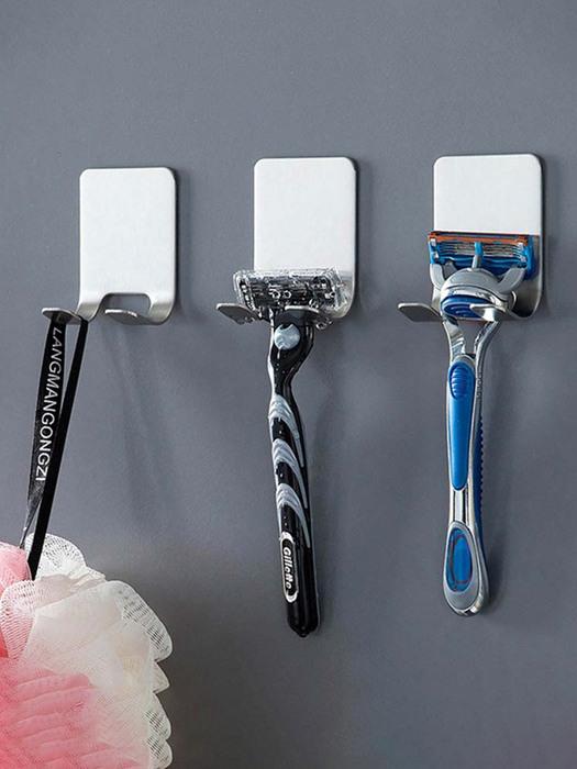 

AYA Non-Punched Adhesive Stainless Steel Cotton Bowl Hanger Multipurpose Stand Adhesive Cotton Towel Hanger