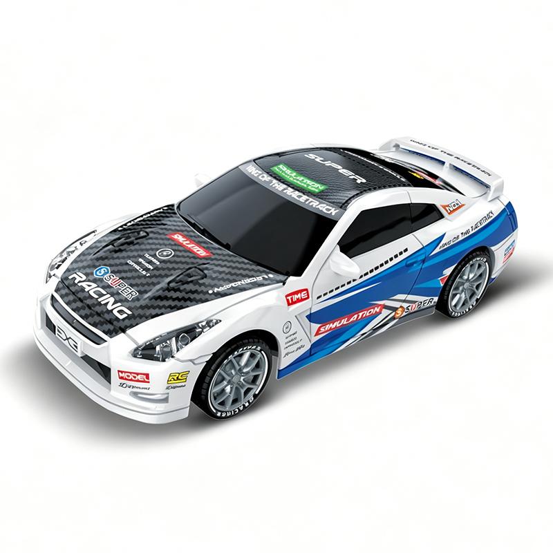 1:43 Scale 4WD RC Remote Control Mini Racing Car Model Set 2.4G Drift Led Lights High-Speed Sports Vehicle AE86 Kid Adults Toys