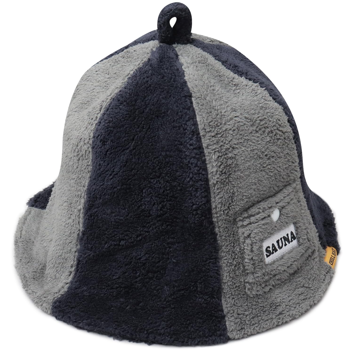 

CHILL HAT Sauna Hat Towel Black A Sauna Hat Cap Sauna Gear Sauna Supplies Tulip Hat Washable Deep Fit Large Size Chill Hat CHLL HAT