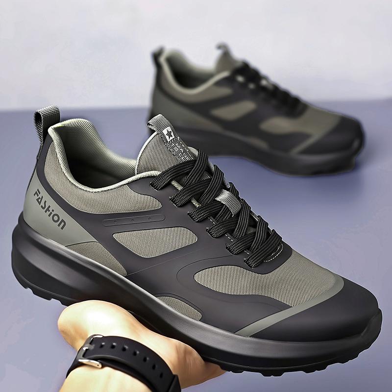 New Handmade Leather Casual Men Shoes Design Sneakers Man Breathable Leather Shoes Men Outdoor Sneakers High-tech