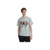 UNIQLO Weekly Shonen Jump One Piece Print Fitted Simple T-Shirt Unisex Tops Gray 410900-03