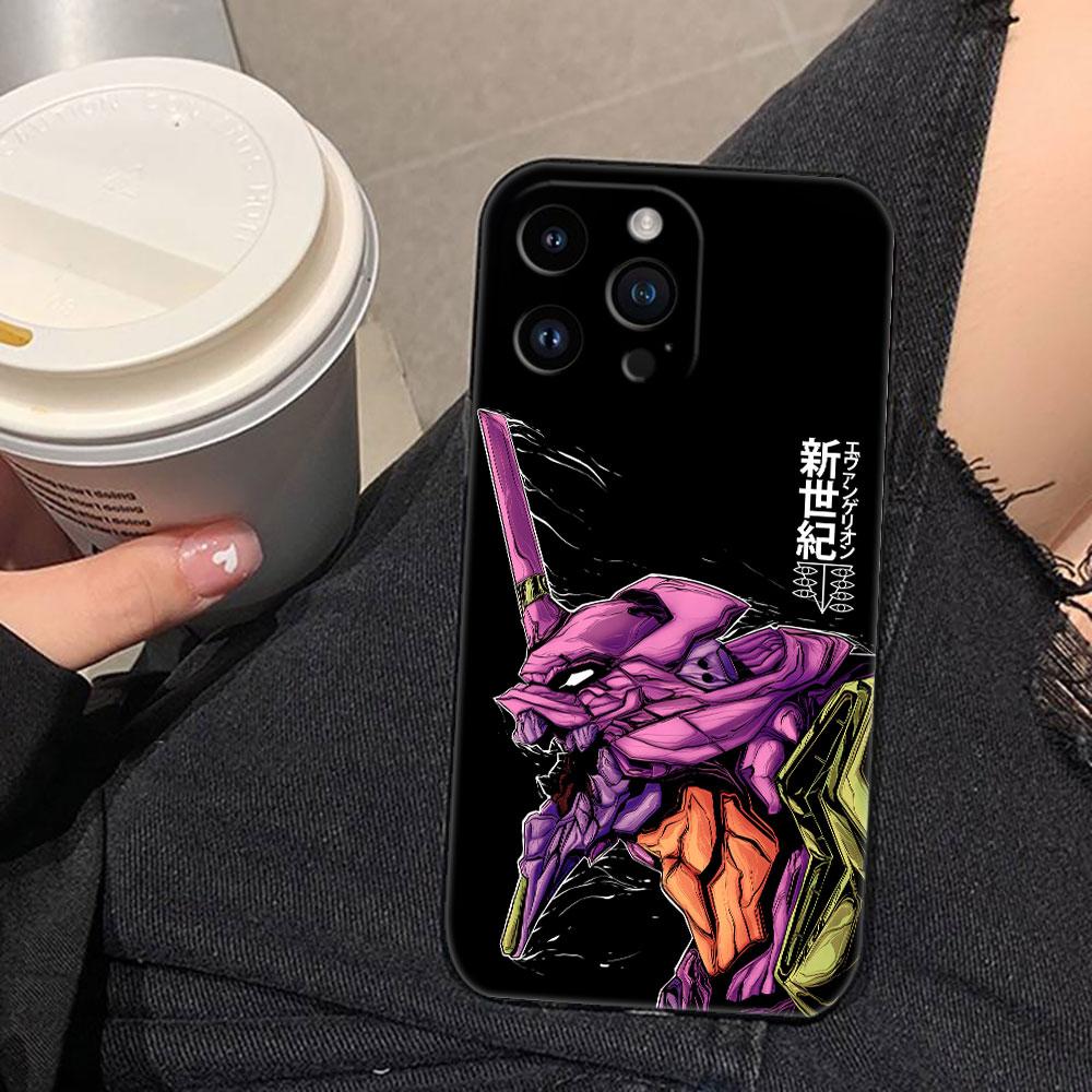 N-Neon G-Genesis E-Evangelion 01 02 Kryt na telefon Pro iphone Apple 17 AIR 16E 16 15 14 13 12 11 Pro XR Max 8 7 Plus TPU Kryt