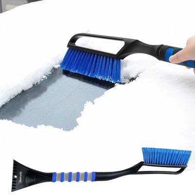 Snow Brush Ice Scrapers For Car Windshield Windows Detachable No Scratch Scraper For Ice And Snow Removal Winter With Foam Grip