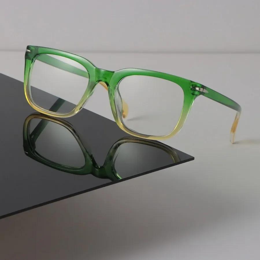 Minimalist Luxury Transparent Glasses Cool Square Frame Eyeglass Women Men Cool Clear Lens Frame Glasses