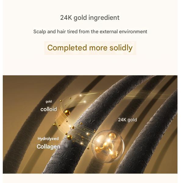 3w Clinic קולגן וזהב יוקרתי טיפול כולל (שמפו, ג'ל רחצה לגוף, קרם גוף, סרום לשיער, ספריי לשיער, אמפולה לשיער) (20 אפשרויות)