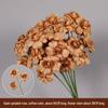 Caramel Color Artificial Floral Wedding Decor - Ceiling and Roadway Arrangements, Coffee Tone Fake Flowers.