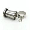 Stainless Steel Travel Carry-On Outdoor Wine Glass Portable Telescopic Water Cup Folding Wine Teacup Large Small and Medium-Size