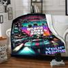 Gta Customize Text Blanket Gift Customizable Blanket Soft & Cozy for Bed Chair Home Decor Living Room Four Seasons Universal