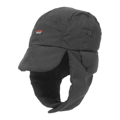 Trekking Hat HINOC RIPSTOP DOWN EAR FLAP CAP NA24413B10 Black One Size Fits Most [Item]