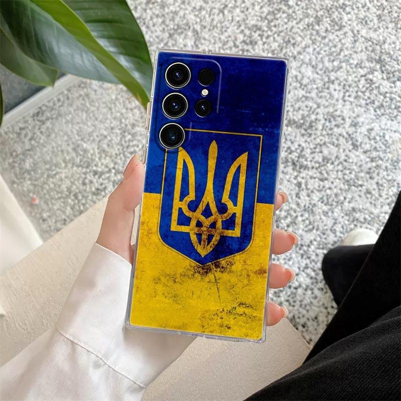 

Ukraine Girl Ukraine Flag Clear Case For Samsung Galaxy S26 S25 S24 S23 Ultra S20 S21 FE S22 Plus S26 Ultra S25FE 5G Phone Cover Galaxy S20