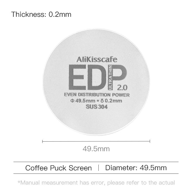 Alikisscafe Espresso Puck Screen Filter 51mm 53.5mm 58.5mm 57mm For Delonghi Breville Portafilter Barista Tools Coffee Accessory