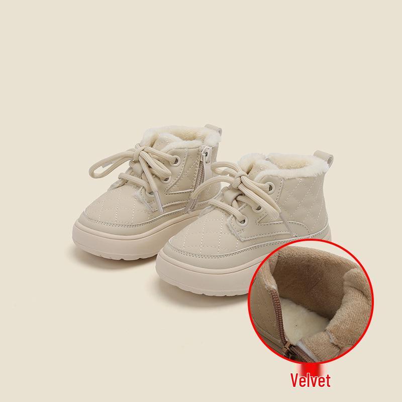 

Winter Korean Style Leather Snow Boots for Toddlers – Velvet Lined, Unisex Baby and Children’s Short Boots Factory order 15-19 (120 pairs)