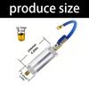 Solid Metal High Pressure AC Refrigerants Oil Injector Oil Injection Tool With 2oz Tank For Quick Refrigerants Servicing