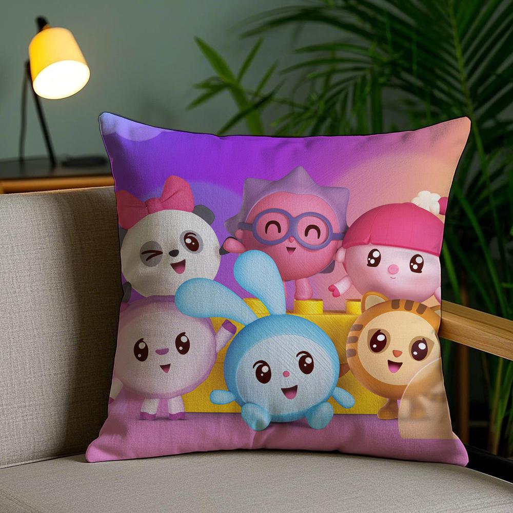 BBabyRikiS ANIME Pillow Case Silky Elegant Comfort Sofa Bed Invisible Zipper