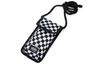 Vans Polyester Cell Phone Pouch, Shoulder Bag, Crossbody Bag Unisex Black White Checkerboard VN0A4S71705