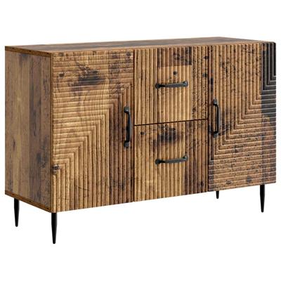 Aparador Estilo Vintage Hecho de Madera Reciclada 89 x 34.5 x 60 cm Madera de Ingeniería