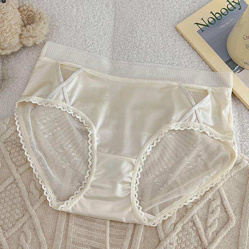 Koronkowa bielizna damska majtki oddychające cienkie przezroczyste seksowne modne majtki dziewczęce