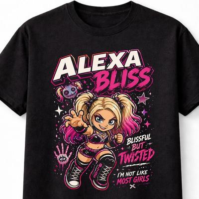 Alexa Bliss Twisted Goddess Wrestling Grafik Blissful Unisex T-Shirt