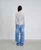 Deoaeteus Mohair Wool Sheer Layered Knit Set_Melange Gray