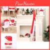 Festive Christmas Chair Covers For Holiday Table Decorations Soft Non-woven Fabric