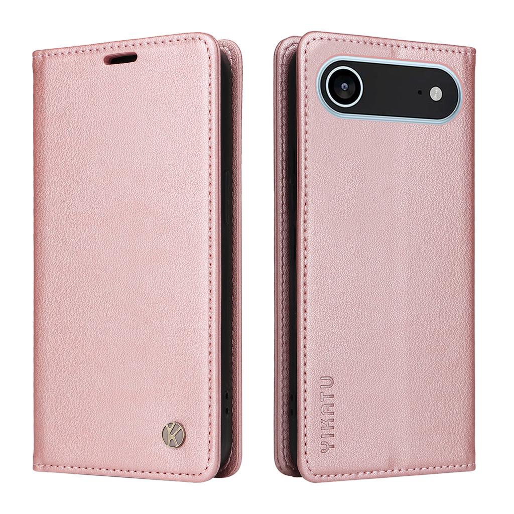 For iPhone 17 Air Phone Cases YIKATU Magnetic Closure PU Leather Mobile Cover
