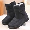 Cotton boots women's winter women's shoes large size velvet thickened boots polyurethane lightweight cotton shoes warm snow boots