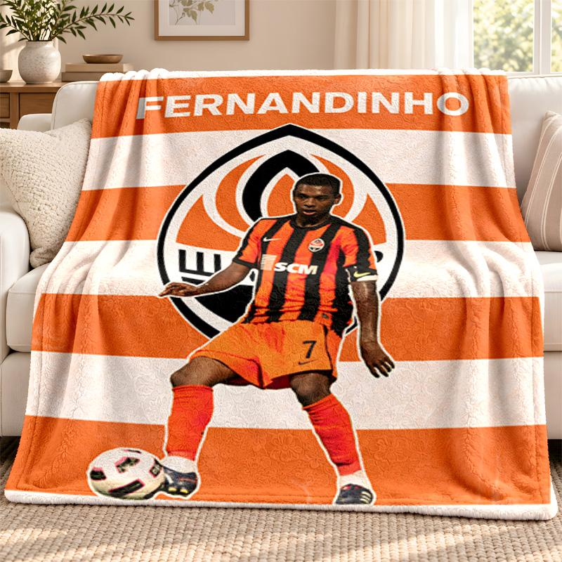 FC Shakhtar Donetsk blanket Flannel Blanket Soft Cozy Plush Throw for Sofa Bed Lightweight Home Decoration Outdoor camping