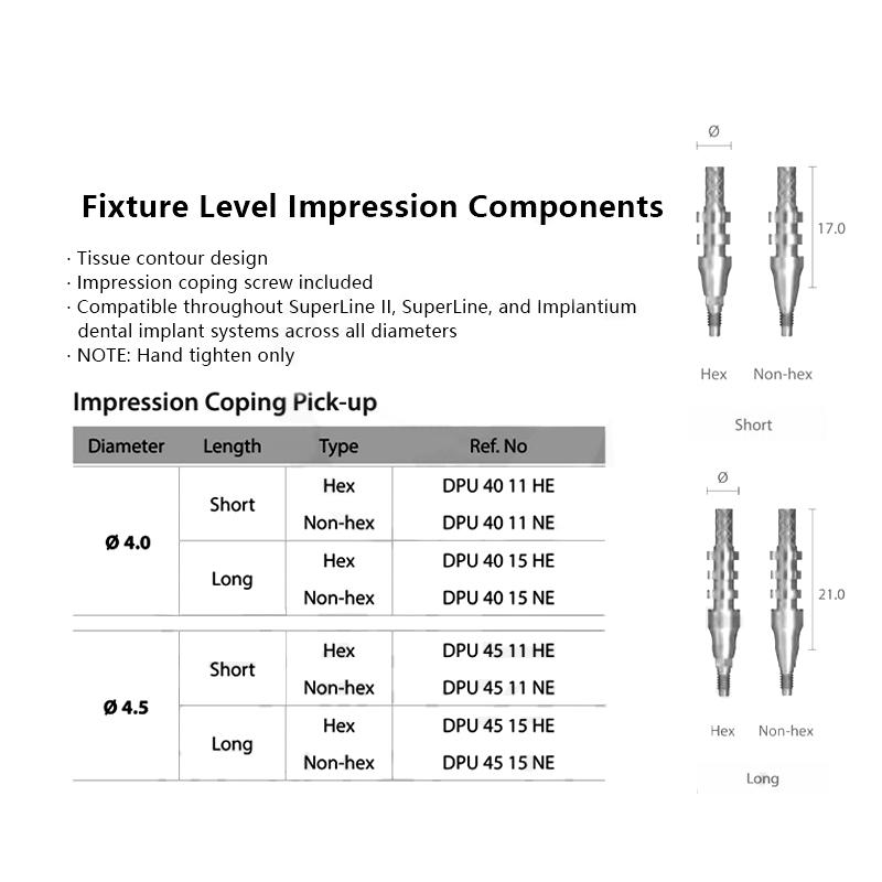 Dental Regular Dental Window Transfer Protect Cap Accessories Suitable For Dentium Part Dental Materials