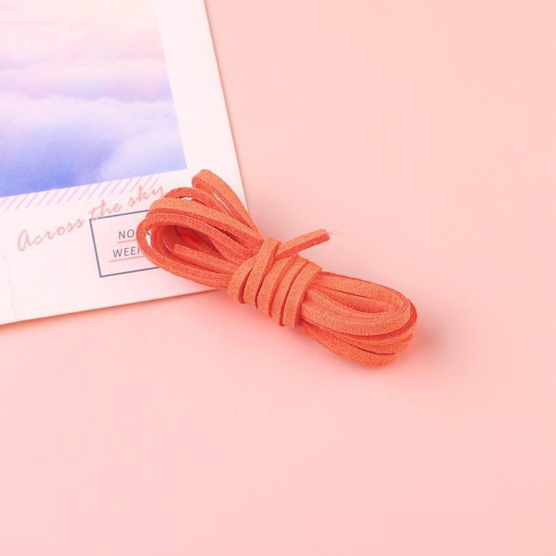Korean suede rope for DIY jewelry making, 3mm braided wire for bracelets and necklaces. Add a touch of handmade to your accessories!