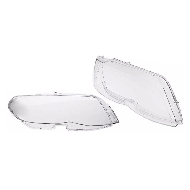 Artudatech 2PCS Front Headlight Glass Clear Cover For BMW X5 E53 2004-2006 Car Accessories 2005