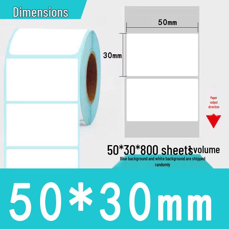 Custom Three-Proof Thermal Label Paper for Logistics and Warehouses, 60x40mm and 100x150mm Stickers.
