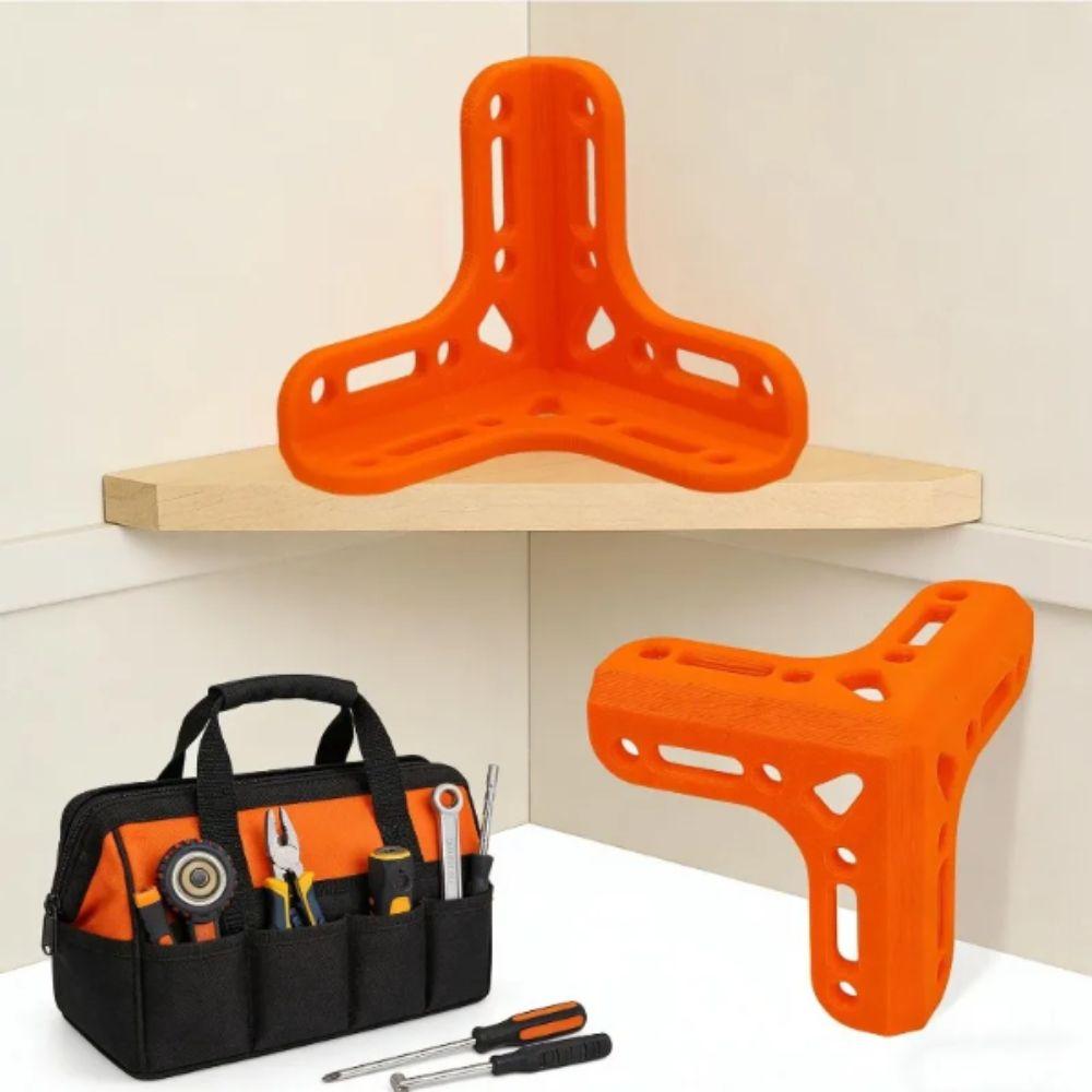 Durable PLA Corner Brace Brackets Heavy Duty Connector 3D Printed Corner Bracket DIY Project