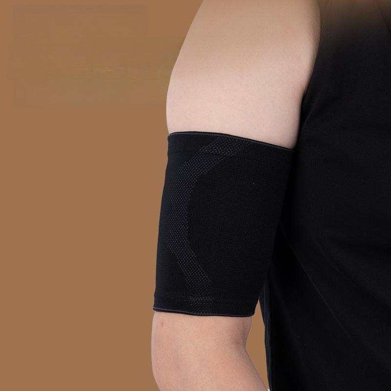 1PC Sports Elbow Pads Outdoor Riding Basketball Breathable Perspiration Pressurized Knitted Elbow Pads Warm Arm Guards