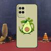 Avocado Yoga Funny Pattern Case For Oppo A5 Pro A6 A15 A18 A38 A58 A78 A98 A54 A74 A94 A17 A57 A80 A60 A40 A16 A76 A96