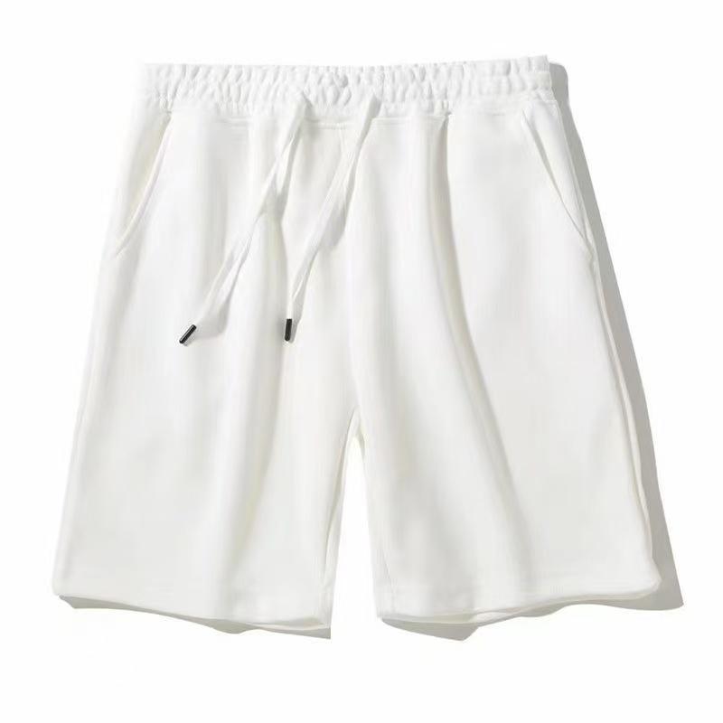 2026 new summer men s fashionable and casual high-quality cotton outer shorts M белый