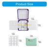 W89C Watercolor Paint Palette with Paint Brush Washer 12 Well Folding Paint Palette Case Portable Acrylics Paint Palette Box