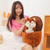 Detachable Squirrel 2 In 1 Plush Toys Soft Stuffed Soft Animal Dolls  Kids Gifts