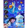 [Ana Yuki] Planetarium Home Use (16 Projections & 15 Songs) [Elsa] Toy, Multicolor, Remote Control, Rechargeable, Music Box, Night Light,