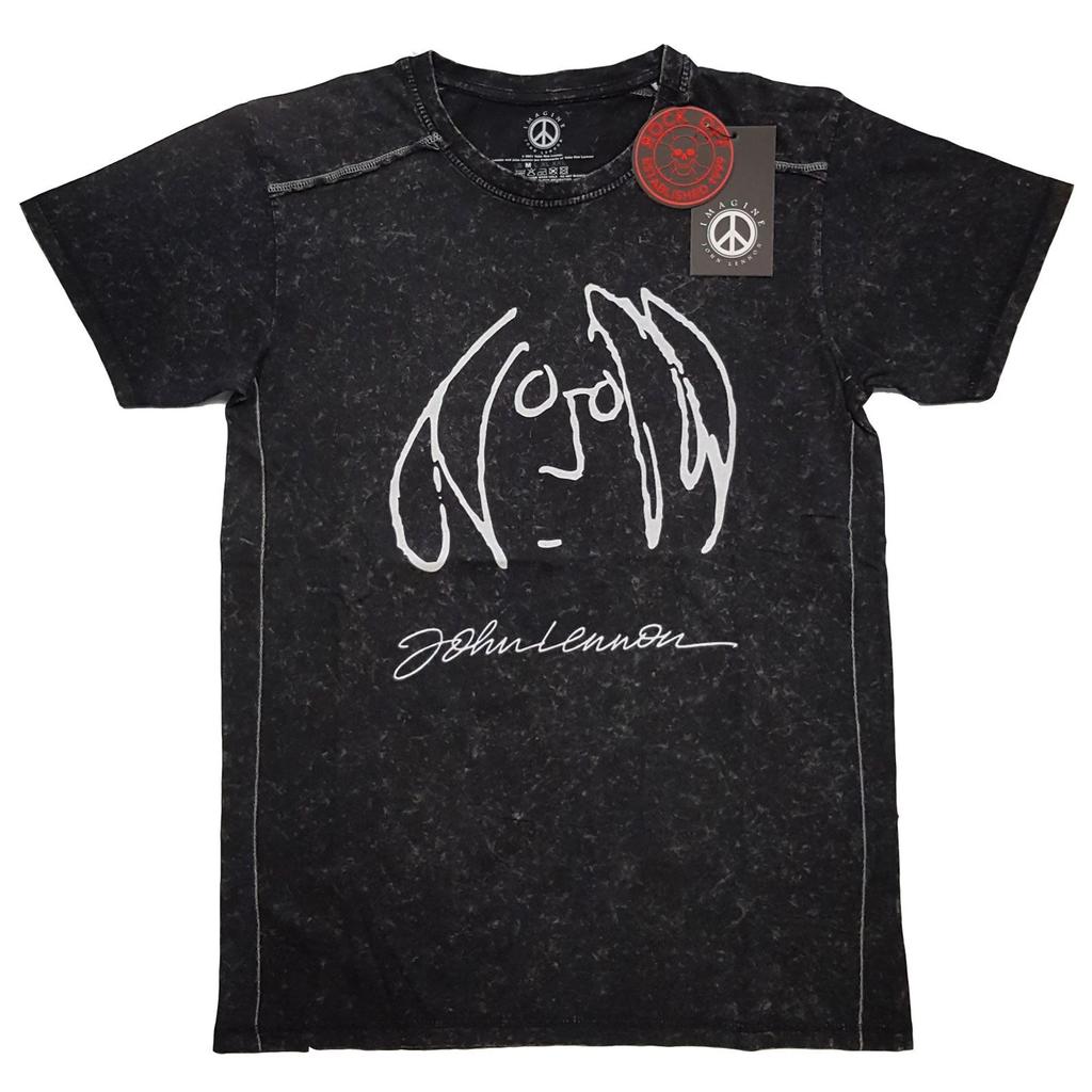 John Lennon T-Shirt: Selbstporträt OFFIZIELL NEU