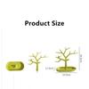 Home Plastic Desk Organizer Key Storage Rack Bird Tree Design Key Holder Jewelry Rack
