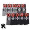 Men's Fashion Toe Socks 10 Pairs Argyle Ankle Socks