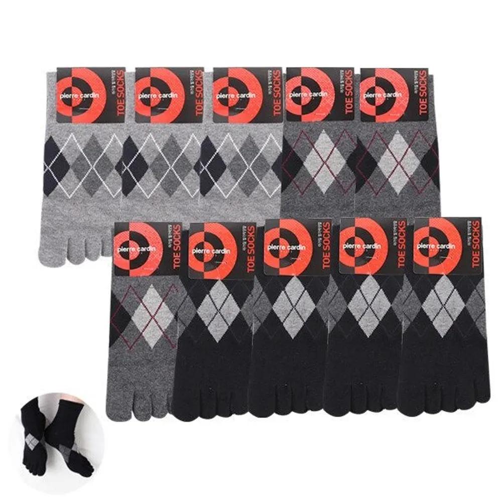 Pierre Cardin Men s Fashion Toe Socks 10 Pairs Argyle Ankle Socks Fashion Toe Baby First Neck 10 Pairs 26cm