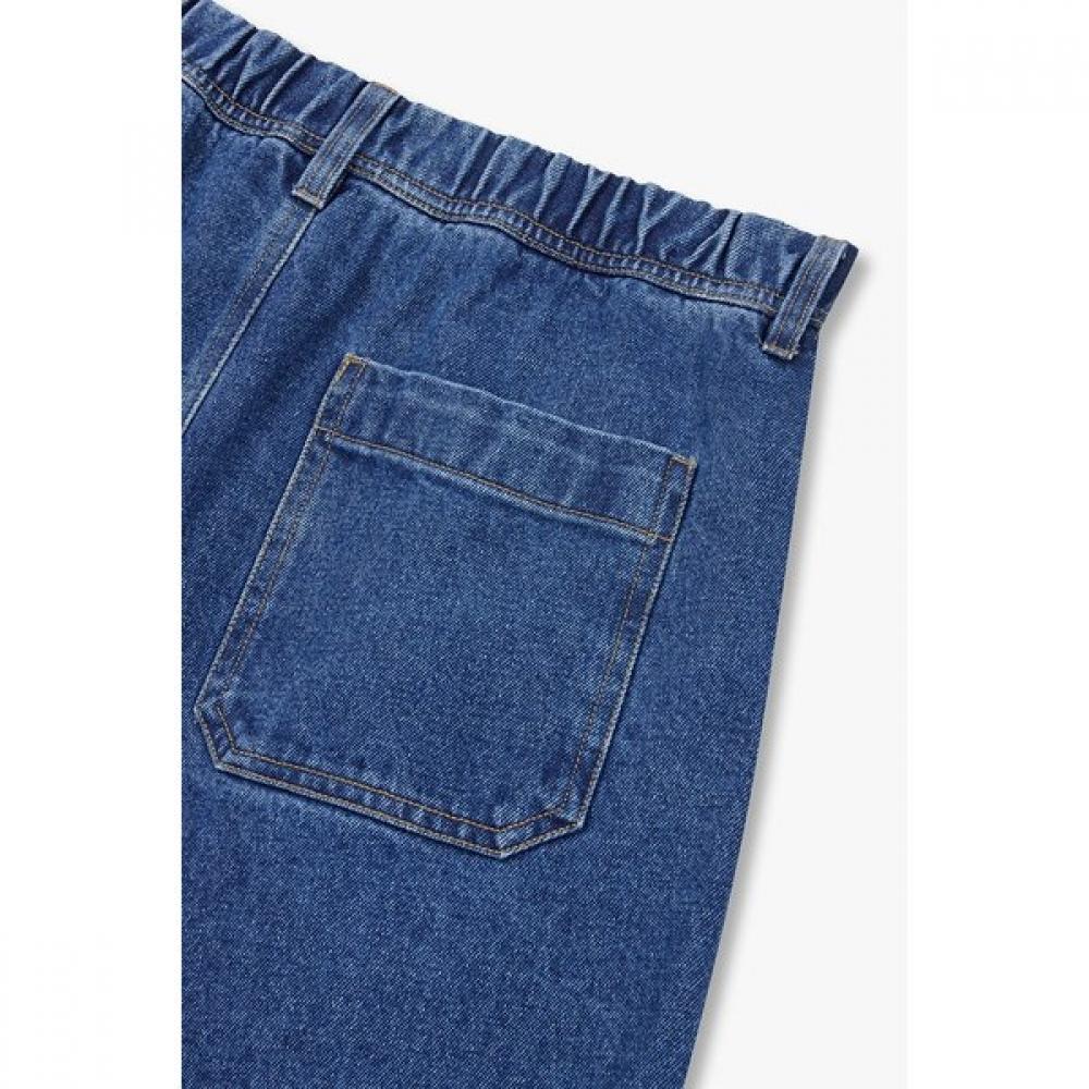 Studio Tomboy Denim Bermuda Pants Tuck Pleat  9176262982ct 